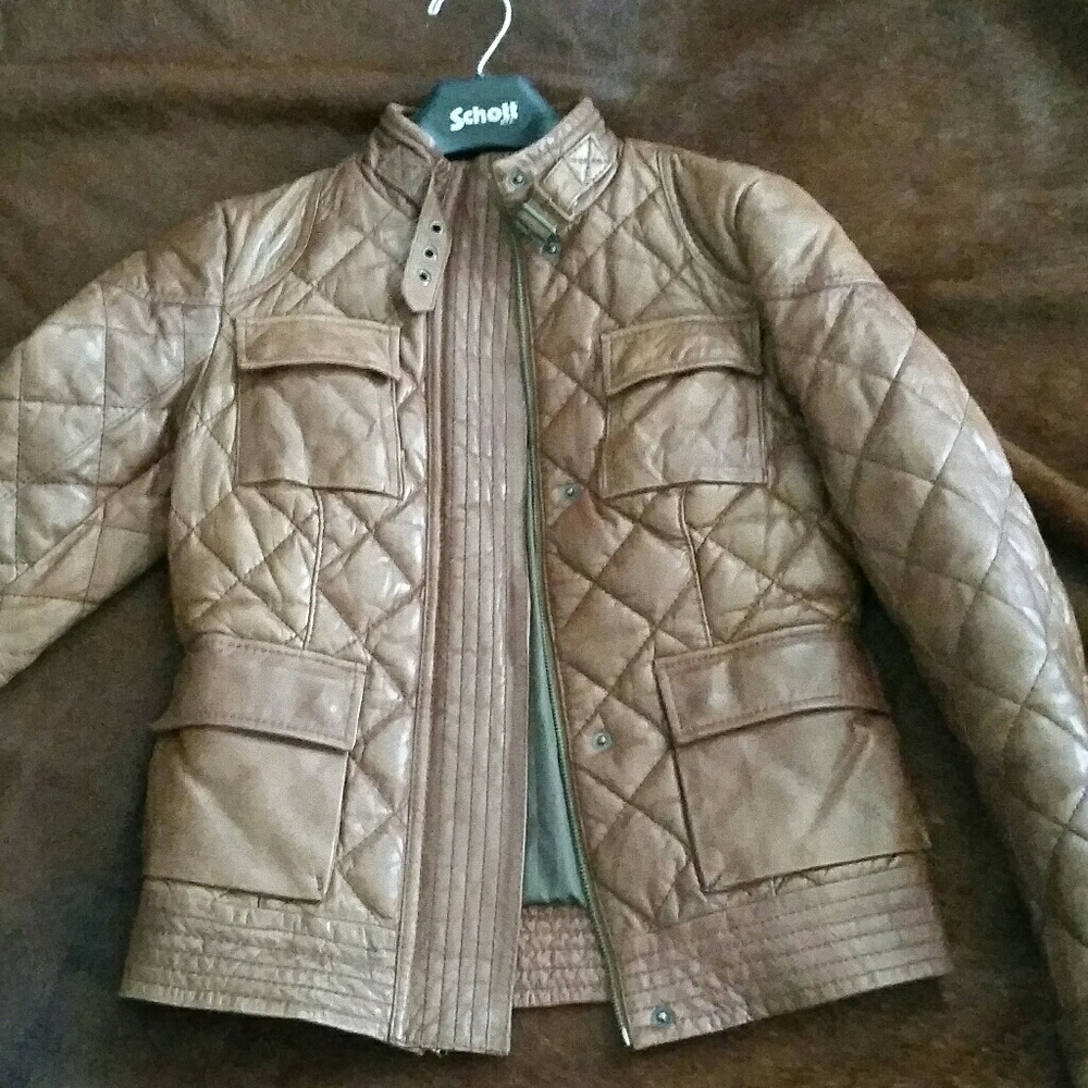 Leather Eddie Bauer Jacket NWOT